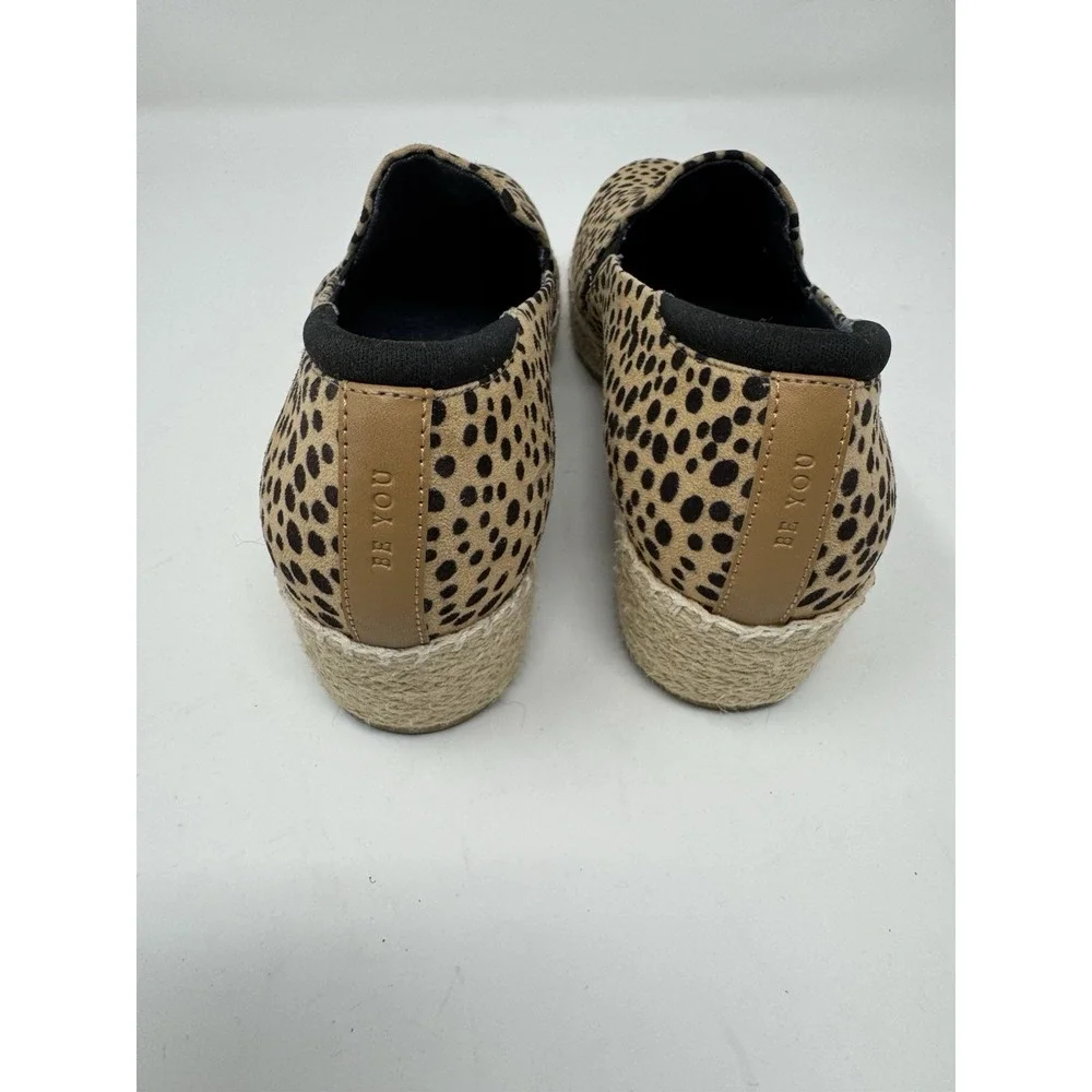 Dr. Scholls  Be Free Slip on Women Shoes Espadrilles Cheetah Print Size 6.5‎ M